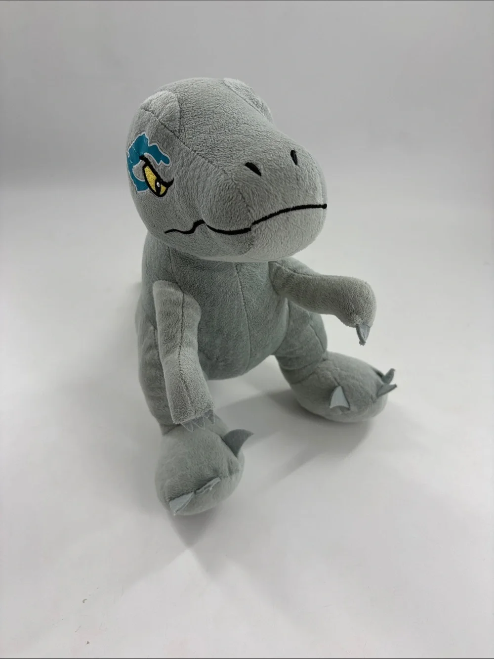 Gray Dino Plush Stuffed Animal - Soft Kids Toy